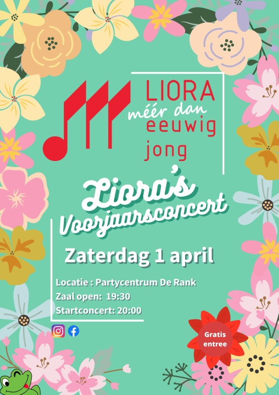 Liora's Voorjaarsconcert: 1 april (geen grap!)